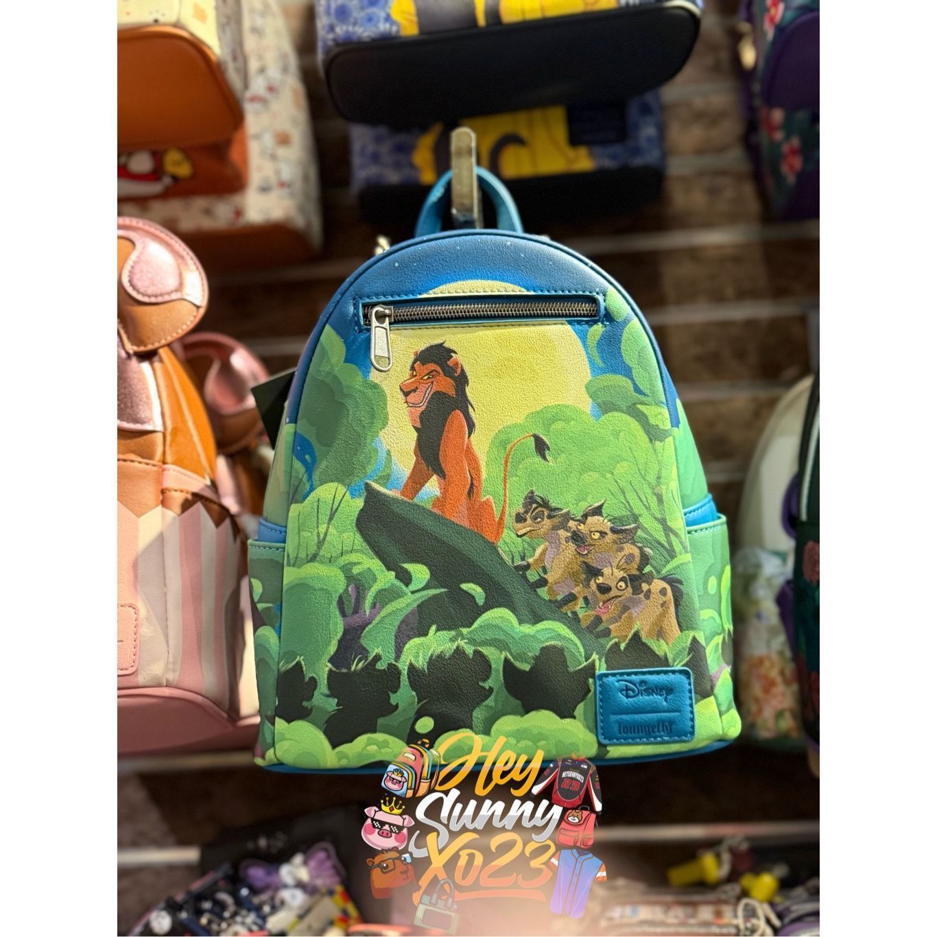 Loungefly Disney The Lion King Scar & Hyenas Mini Backpack